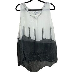 Belle France Sequin Blouse